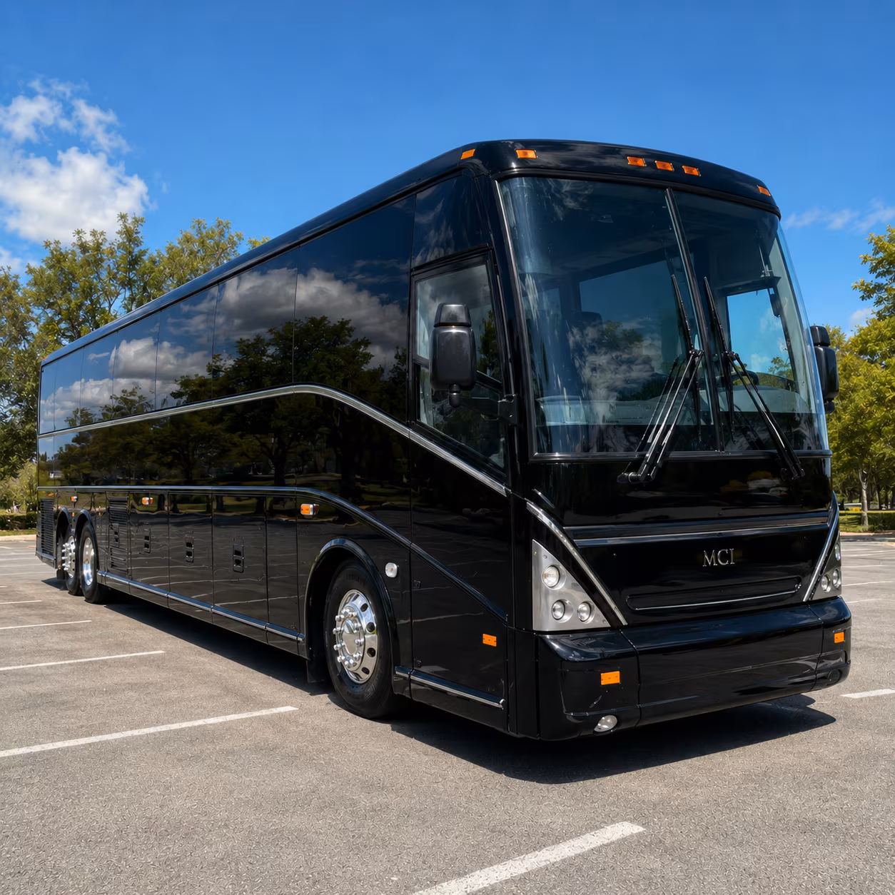 take a charter bus from lynchburg to john paul jones arena or berglund center